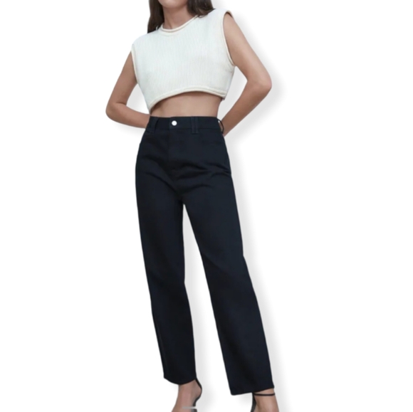 Zara Denim - Zara relaxed high waisted mom fit jeans